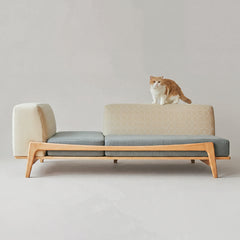 Luu Sofa cat life model【minä perhonen】 | オーク/ウォルナット/アッシュ無垢材｜北欧インテリア通販サイト greeniche（グリニッチ）