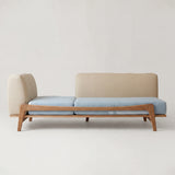Luu Sofa ecru / aqua | オーク/ウォルナット無垢材