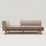 Luu Sofa light beige / brown | オーク/ウォルナット/アッシュ無垢材