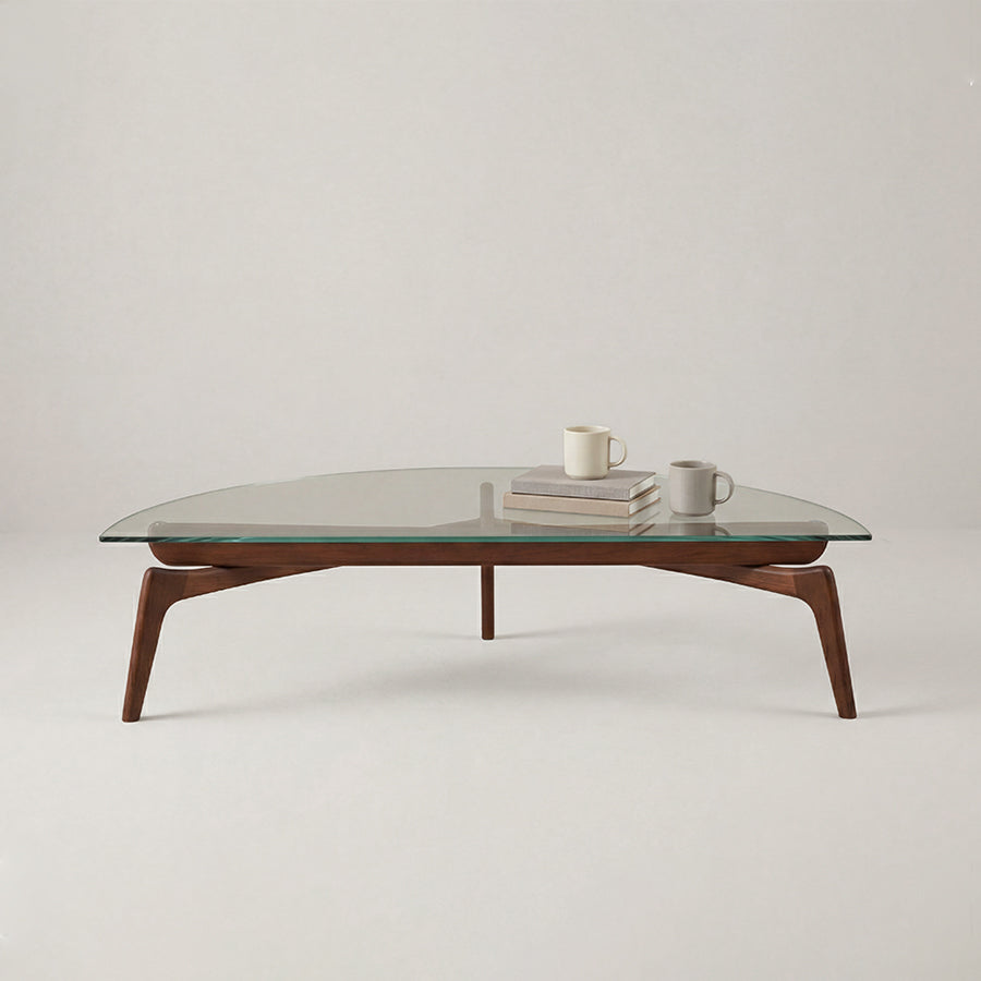 Luu Table（glass top）ノルディックアッシュ | アッシュ無垢材