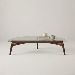 Luu Table（glass top）ノルディックアッシュ | アッシュ無垢材｜北欧インテリア通販サイト greeniche（グリニッチ）