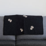 KLIPPAN ウール ミニブランケット CHOUCHO ブラック