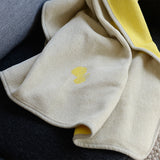 KLIPPAN シュニールコットン ミニブランケット CHOUCHO オリーブイエロー