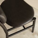 101 COPENHAGEN【日本代理店】デンマークデザイン Nama Dining Chair Coffee Black / Aniline leather black