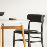 101 COPENHAGEN【日本代理店】デンマークデザイン Nama Dining Chair Coffee Black / Aniline leather black
