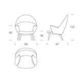 【PPモブラー正規販売店】 PP521 Upholstered Peacock | Hans J. Wegner (ハンス・J・ウェグナー)