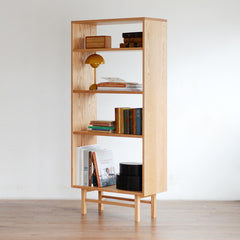 Basic Book Case High | オーク/ウォルナット無垢材｜北欧インテリア通販サイト greeniche（グリニッチ）