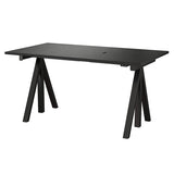 【日本代理店】String Works 昇降式デスク ブラック