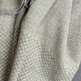 シ・コラサォン ウールブランケット Swallow Cloud Mixed Light Gray