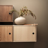 String 片開きキャビネット 58×30 グレー