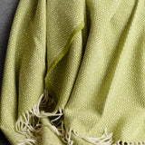 シ・コラサォン ウールブランケット Thorn Pistacchio Green