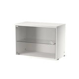 【日本代理店】String スウェーデン製 String System ディスプレイキャビネット スウィンググラスドア 58×30