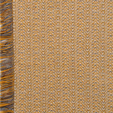 シ・コラサォン クッションカバー swallow fringe yellow / midium gray