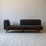 Luu Sofa charcoal | オーク/ウォルナット無垢材