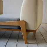 Luu Sofa ecru / gray（左右反転仕様） | オーク/ウォルナット無垢材