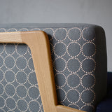Luu Sofa dop tambourine gray / navy | オーク/ウォルナット無垢材