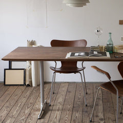 Edge Top Table | ウォルナット無垢材｜北欧インテリア通販サイト greeniche（グリニッチ）