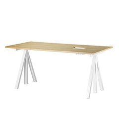 【日本代理店】String スウェーデン製 Works 昇降式デスク オーク｜北欧インテリア通販サイト greeniche（グリニッチ）