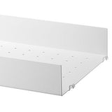 【日本代理店】String スウェーデン製 シェルフシステム 棚板58×30 ハイエッジ メタル（1枚）