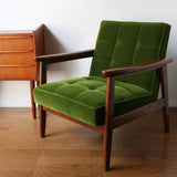 カリモク60【正規販売店】 Kチェア 1シーター モケットグリーン