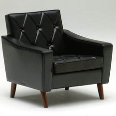 カリモク60【正規販売店】 ロビーチェア 1シーター スタンダードブラック｜北欧インテリア通販サイト greeniche（グリニッチ）