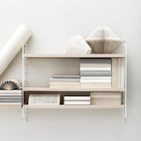 【日本代理店】String Pocket スウェーデン製 アッシュ / ホワイト