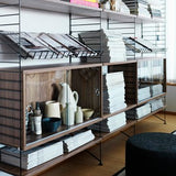 【日本代理店】String スウェーデン製 String System ディスプレイキャビネット 78×30