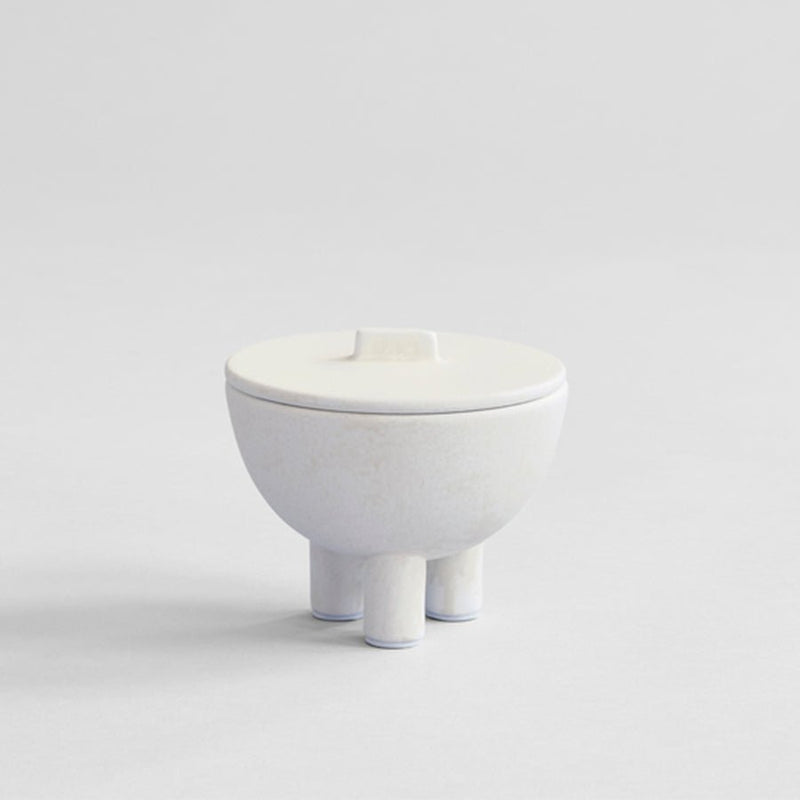 Duck Jar Medio Bone White