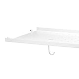 【日本代理店】String スウェーデン製 シェルフオプション メタル棚板用 Jフック（5個セット）