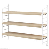 【日本代理店】String Pocket スウェーデン製 アッシュ / ホワイト