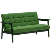 カリモク60【正規販売店】 Kチェア 2シーター グリーングリーン