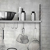 【日本代理店】String スウェーデン製 シェルフオプション メタル棚板用 Jフック（5個セット）