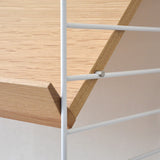 【日本代理店】String スウェーデン製 String System 木製マガジンシェルフ 58×30 ホワイト