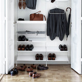 【日本代理店】String スウェーデン製 シェルフシステム 棚板78×30 ローエッジ メタル（1枚）