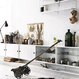 【日本代理店】String スウェーデン製 String System ディスプレイキャビネット 78×30