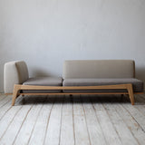 Luu Sofa beige / gray | オーク/ウォルナット無垢材