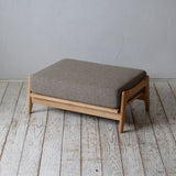Luu Ottoman brown | オーク/ウォルナット無垢材