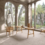 BM1160 オーク オイル仕上げ (支柱：ブラス)｜HUNTING TABLE ハンティングテーブル｜Borge Mogensen (ボーエ・モーエンセン) カール・ハンセン＆サン【正規販売店】デンマークデザイン