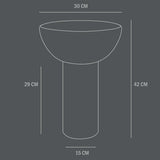 【20%OFF】【残り1点】101 COPENHAGEN Block Vase Big Dark Grey