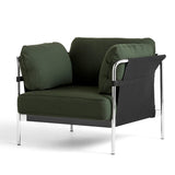 HAY【正規販売店】 CAN 1シーター グリーン / クロムスチールベース