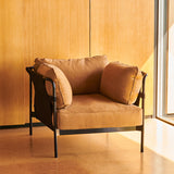 HAY【正規販売店】 CAN 1シーター グレー / クロムスチールベース