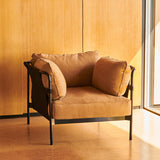 HAY【正規販売店】 CAN 1シーター ブラックレザー / ブラックベース