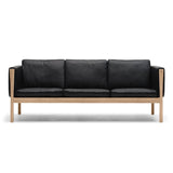 CH163 オーク オイル仕上げ THOR301 ブラックレザー｜Hans. J. Wegner (ハンス・J・ウェグナー) カール・ハンセン＆サン【正規販売店】デンマークデザイン