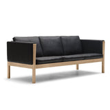 CH163 オーク オイル仕上げ THOR301 ブラックレザー｜Hans. J. Wegner (ハンス・J・ウェグナー) カール・ハンセン＆サン【正規販売店】デンマークデザイン