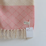 シ・コラサォン ハーフブランケット Azulajo bordeaux / pink