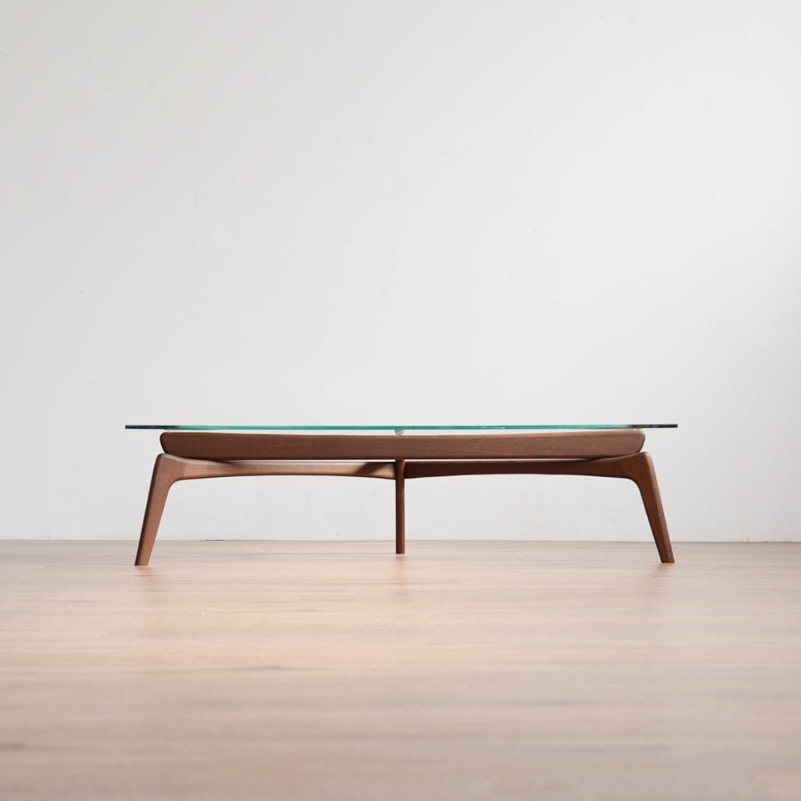 【30%OFF】 Luu Table（glass top）ノルディックアッシュ | アッシュ無垢材 - 北欧家具 北欧インテリア通販サイト greeniche (グリニッチ)