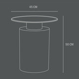 101 COPENHAGEN 【日本代理店】デンマークデザイン Pillar Table Tall Burned Black