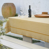 シ・コラサォン プレイスマット swallow fringe dark blue / yellow