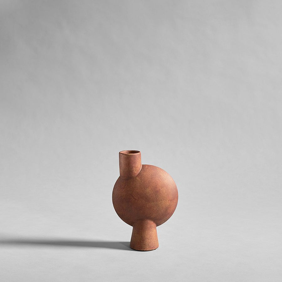 101 COPENHAGEN 【日本代理店】デンマークデザイン Sphere Vase Bubl Medio Terracotta