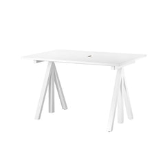 【日本代理店】String スウェーデン製 Works デスク ホワイトラミネート｜北欧インテリア通販サイト greeniche（グリニッチ）